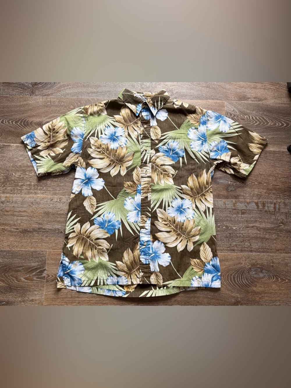 Men’s ONO & Company by Liberty House Hawaiian Button Up Shirt Size Large